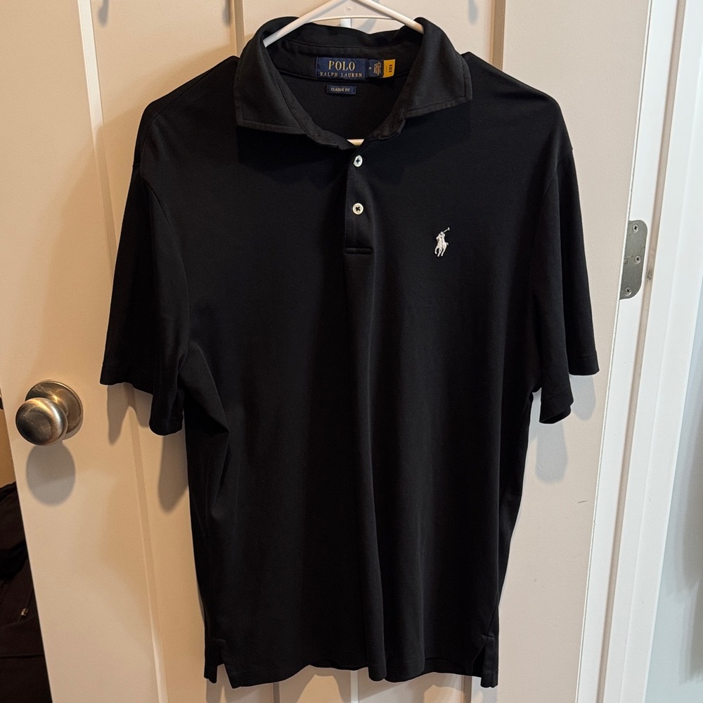 Polo by Ralph Lauren Men's Classic Black Polo Shirt